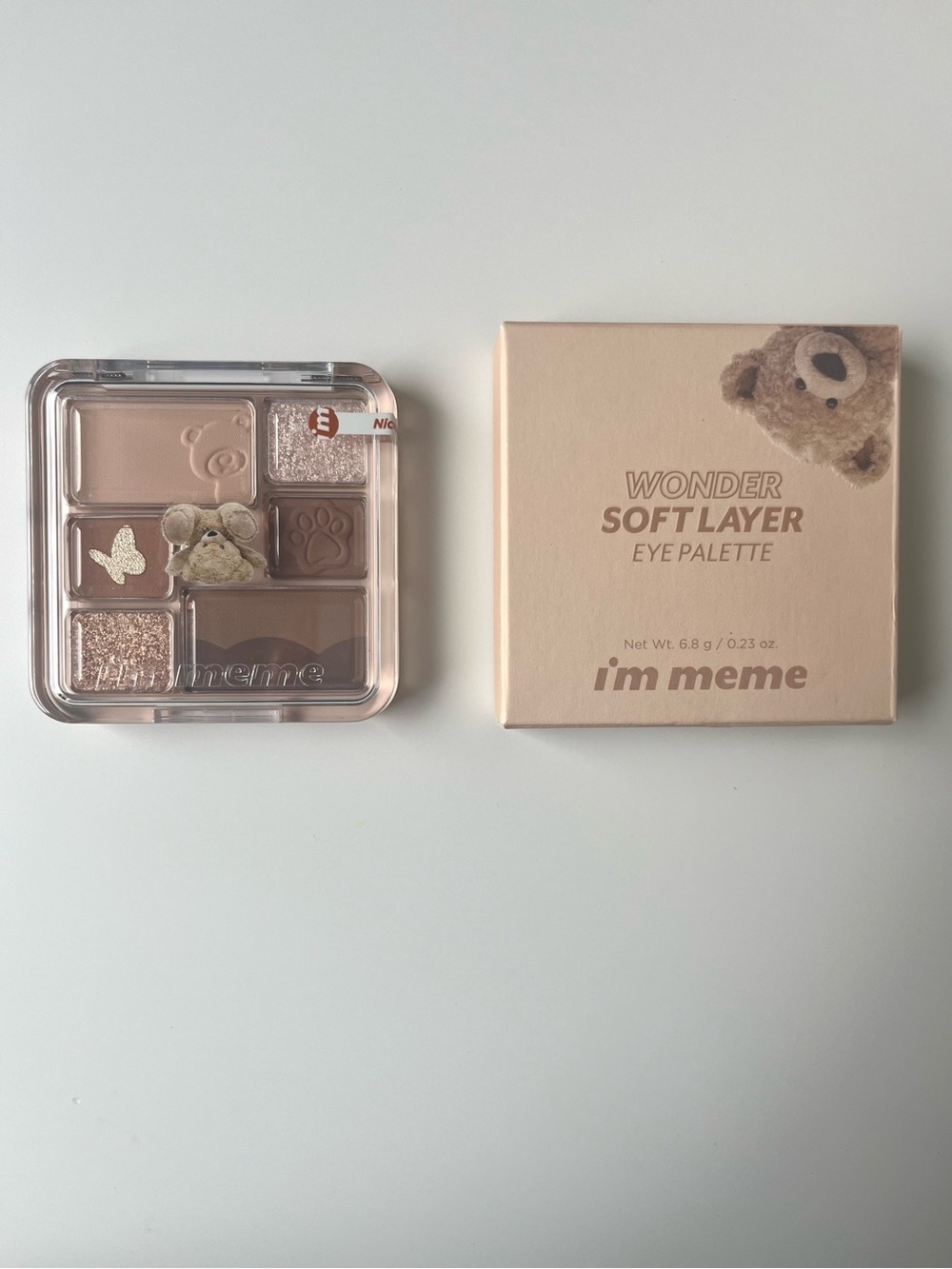 i’m meme Wonder Soft Layer Eye Palette 01 My Teddy NWT